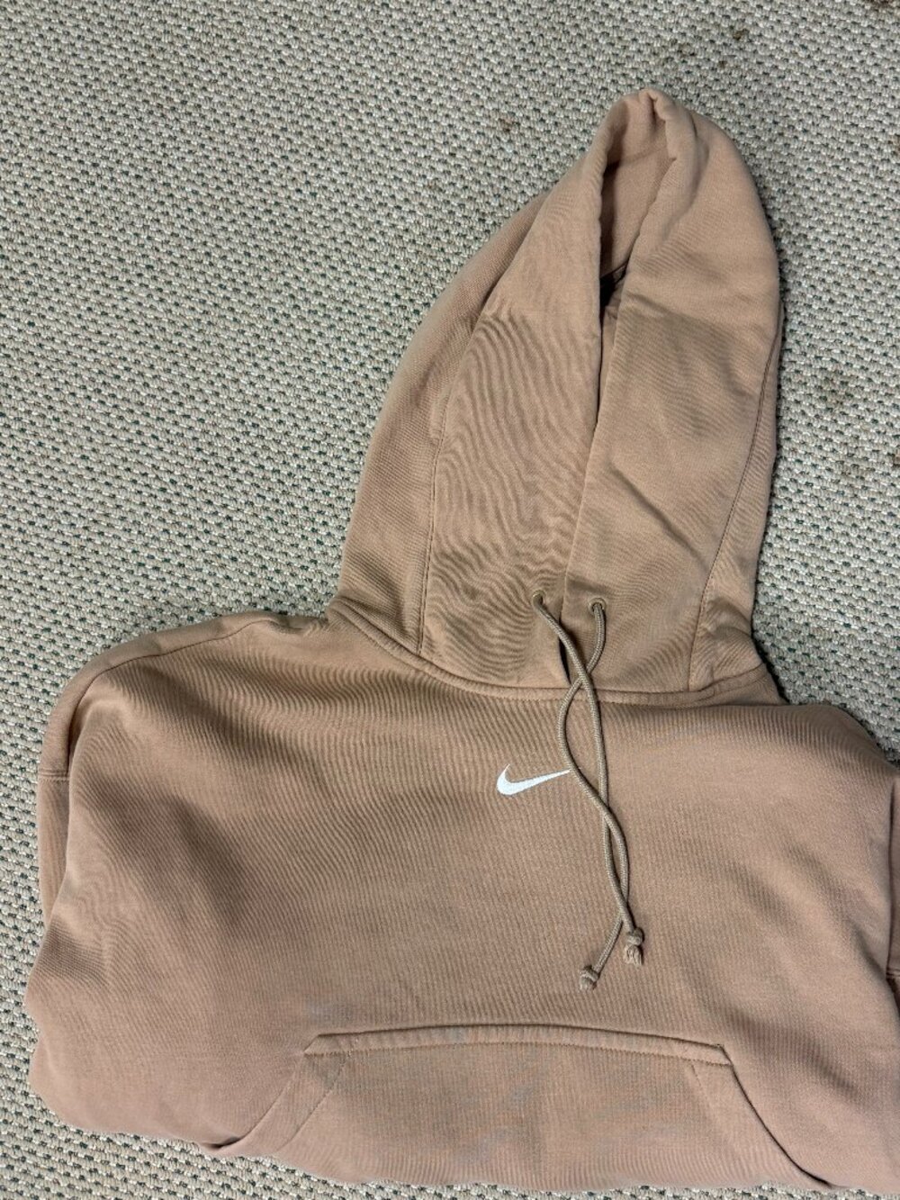 vintage tan nike hoodie